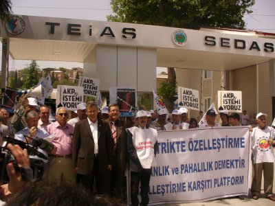 SAKARYA DAĞITIM ÖZELLEŞTİRMESİNE KARŞI MUHALEFET ÖRGÜTLENDİ
