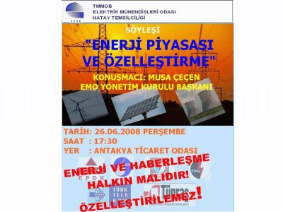 ENERJİ PİYASASI VE ÖZELLEŞTİRME