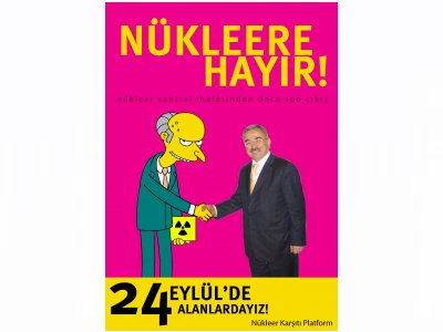 "NÜKLEER SANTRAL İHALESİNE HAYIR DEMEK İÇİN 24 EYLÜL'DE BULUŞUYORUZ"