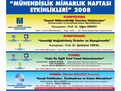 MÜHENDİSLİK-MİMARLIK HAFTASI