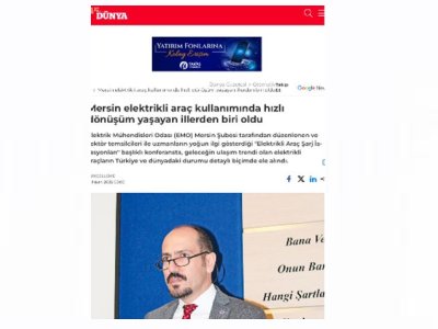 ELEKTRİKLİ ARAÇLAR ŞARJ İSTASYONLARI KONFERANSI DÜZENLENDİ