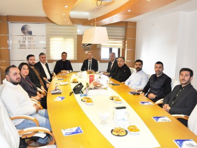AKDENİZ ELEKTRİK DAĞITIM A.Ş. HEYETİNDEN ŞUBEMİZE ZİYARET