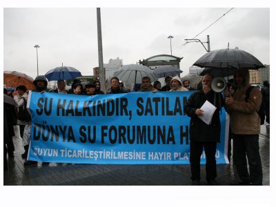 SUYUN TİCARİLEŞMESİNE HAYIR  PLATFORMU BASIN AÇIKLAMASI YAPTI