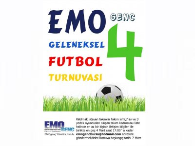 GELENEKSEL IV.EMO GENÇ FUTBOL TURNUVASI