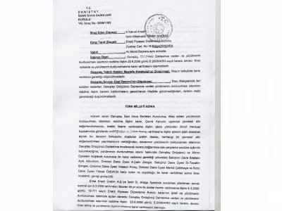ALİAĞA TERMİK SANTRAL LİSANSINA DURDURMA KARARI