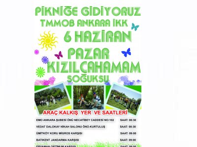 TMMOB ANKARA İKK PİKNİĞİNDE BULUŞALIM