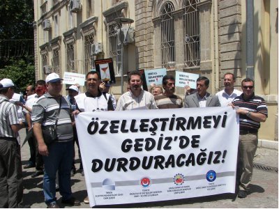 GEDİZ EDAŞ'IN ÖZELLEŞTİRİLMESİNE KARŞI ORTAK AÇIKLAMA