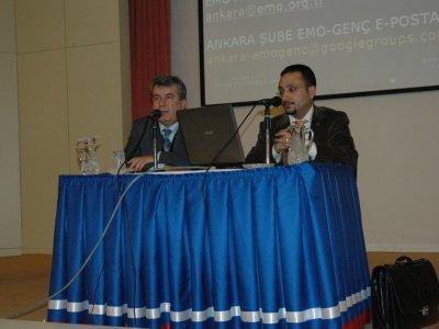 BİLKENT ÜNİVERSİTESİ’NDE TECHNOLOGY, SOCİETY, AND PROFESSİONAL DEVELOPMENT SEMİNERİ'NDE EMO SUNUMU GERÇEKLEŞTİRİLDİ