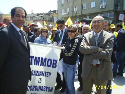 1 MAYIS İŞÇİ BAYRAMI GAZİANTEP'DE KUTLANDI.
