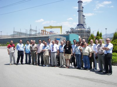 İZMİR ELEKTRİK ÜRETİM LTD. ŞTİ. DOĞALGAZ ÇEVRİM SANTRALI TEKNİK GEZİSİ GERÇEKLEŞTİRİLDİ