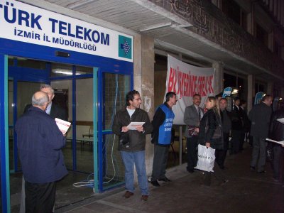 ODAMIZDAN TELEKOM GREVİNE DESTEK