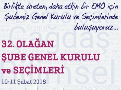 EMO İZMİR ŞUBESİ YENİ ÇALIŞMA DÖNEMİNE HAZIRLANIYOR