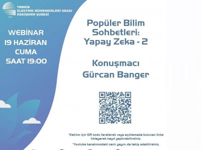POPÜLER BİLİM SOHBETLERİ:YAPAY ZEKA-2