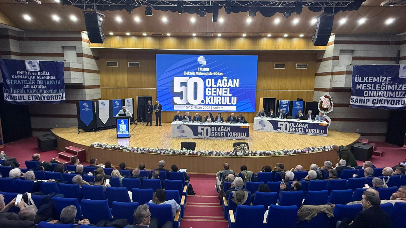 ELEKTRİK MÜHENDİSLERİ ODASI 50. OLAĞAN GENEL KURULU GERÇEKLEŞTİ